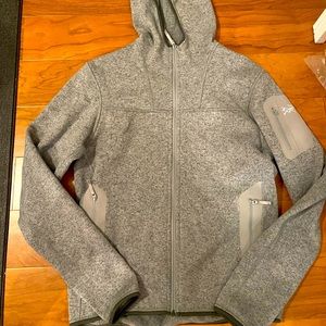 Mens Arc’teryx Covert Hoody Fleece - Gray - Size Small